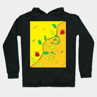 Shalom in the Vine Yellow and Orange Hoodie